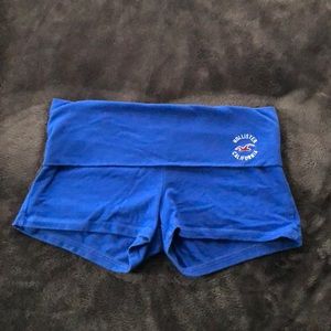 Hollister fold over yoga shorts